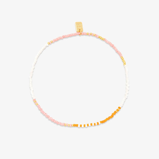 PURA VIDA MIXED SEED BEAD ANKLET