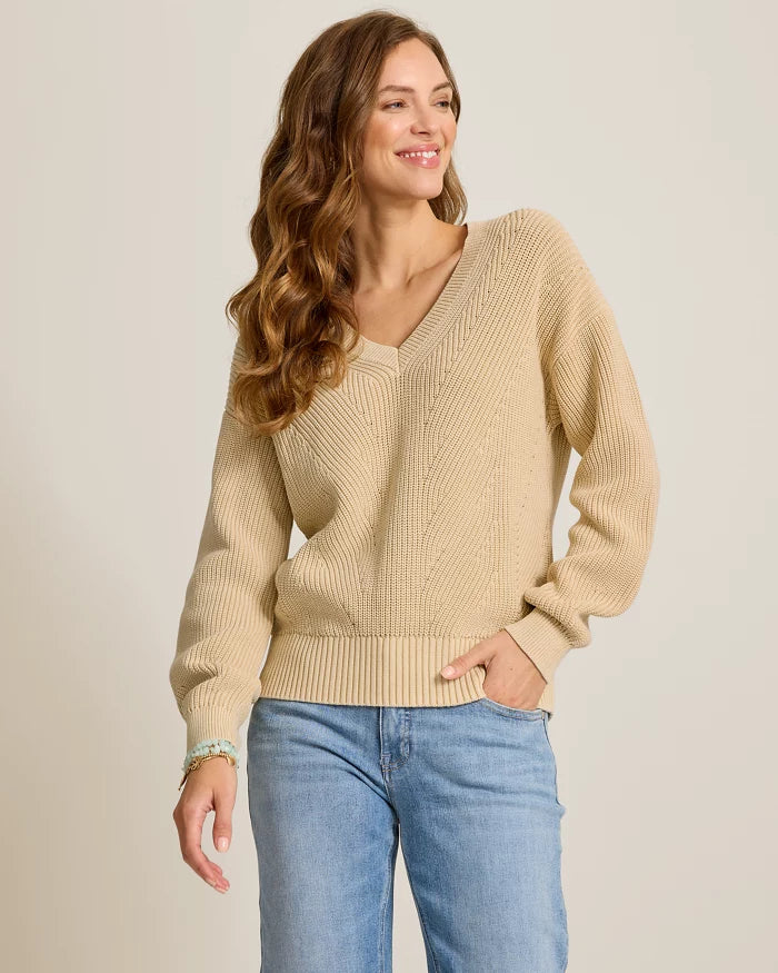 TOMMY SALT & SEA WASH WAVE SWEATER