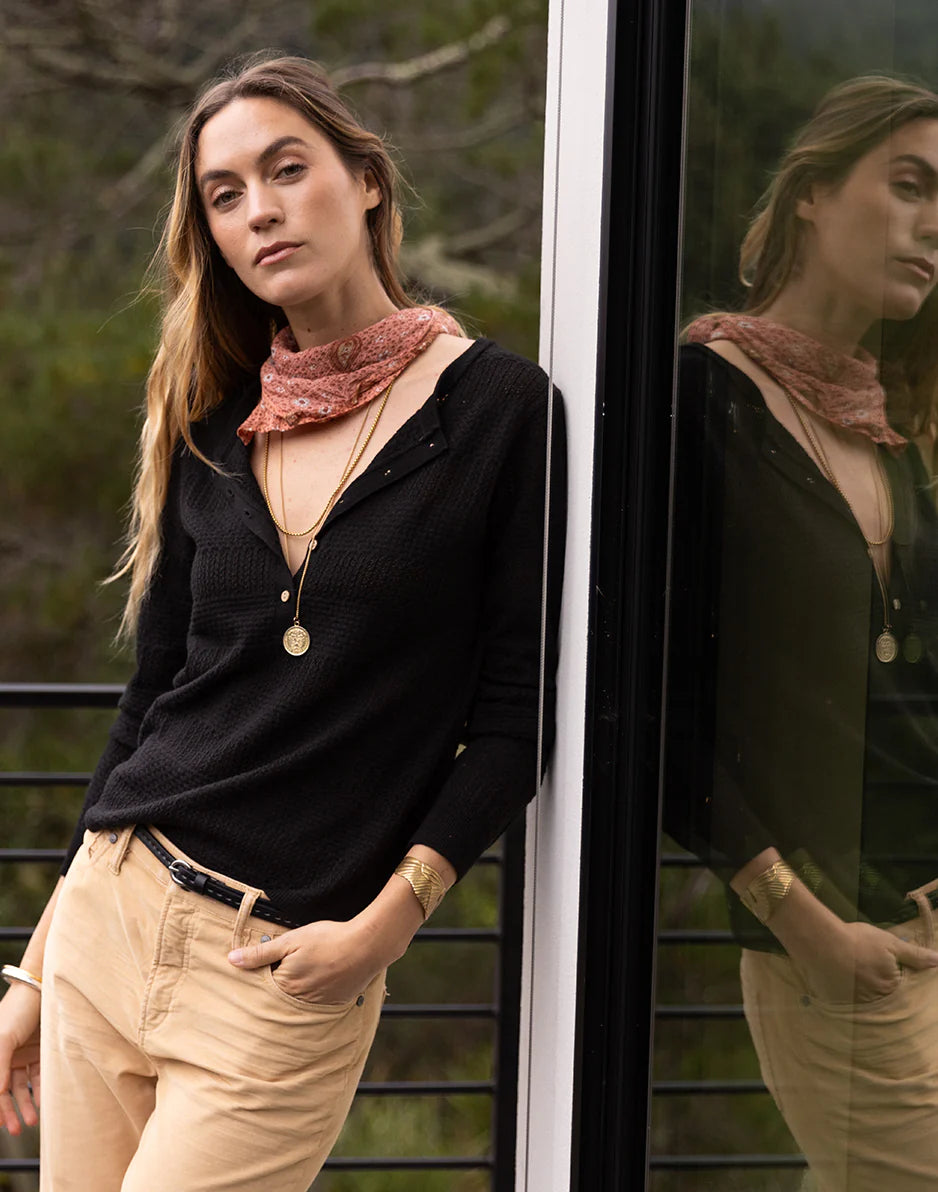 CARVE AMARA POINTELLE SWEATER