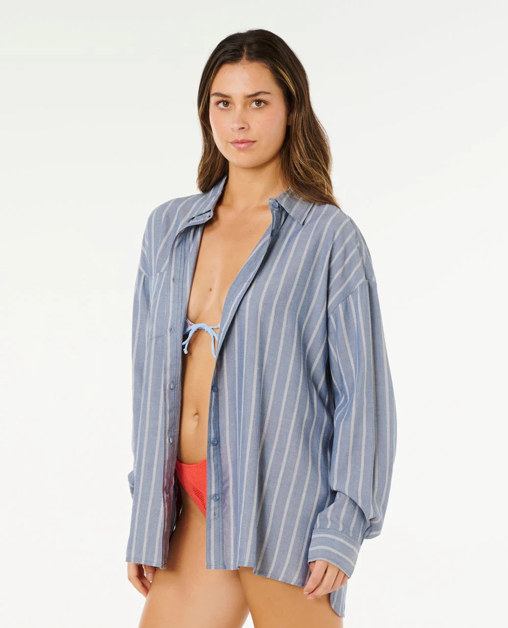 RIPCURL BEACHDAYS PINSTRIPE SHIRT