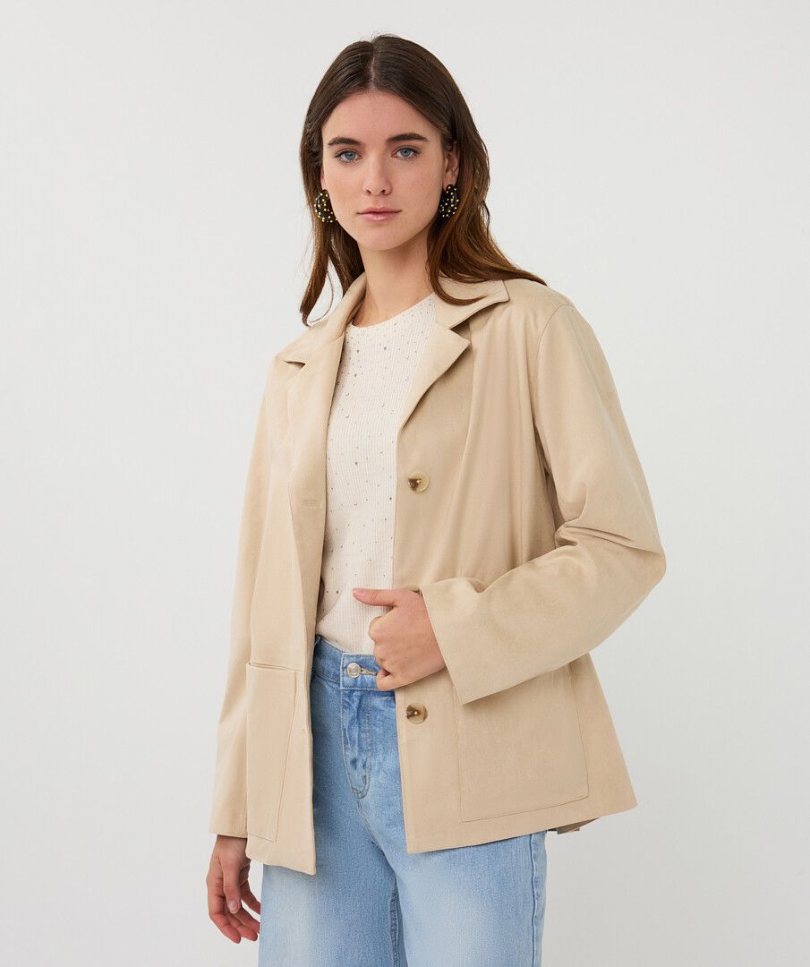 ESQUALO BLAZER SUEDINE