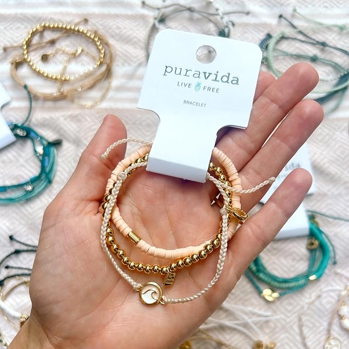 PURA VIDA BRACELET BLUSHING SUNRISE