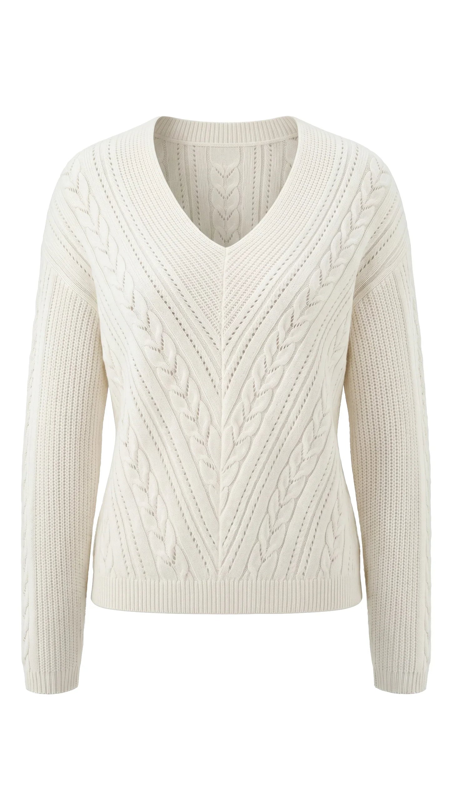 LIVERPOOL V-NECK DROP SHOULDER SWEATER