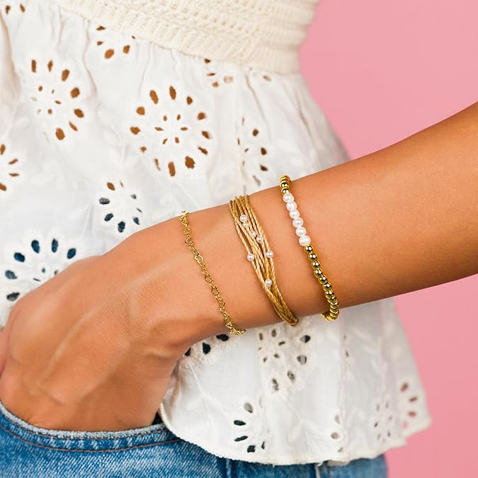 PURA VIDA LOVELY PEARL BRACELET