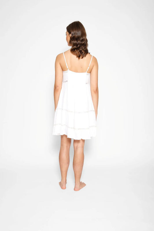 KOY RESORT MIAMI LUXE STRAPPY MINI DRESS