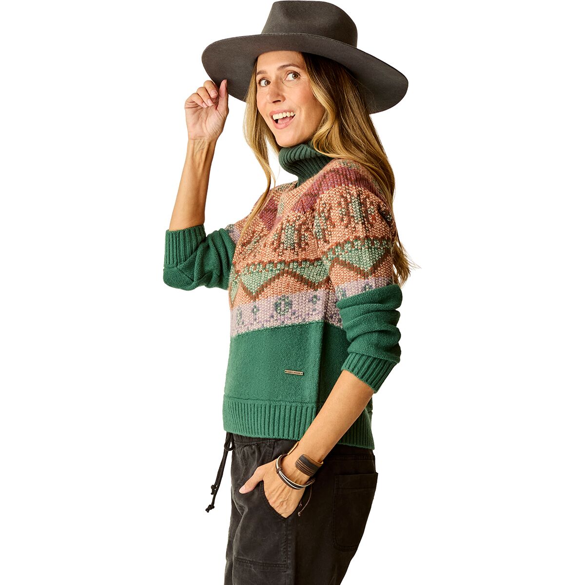 CARVE NEVE FAIRISLE TURTLENECK