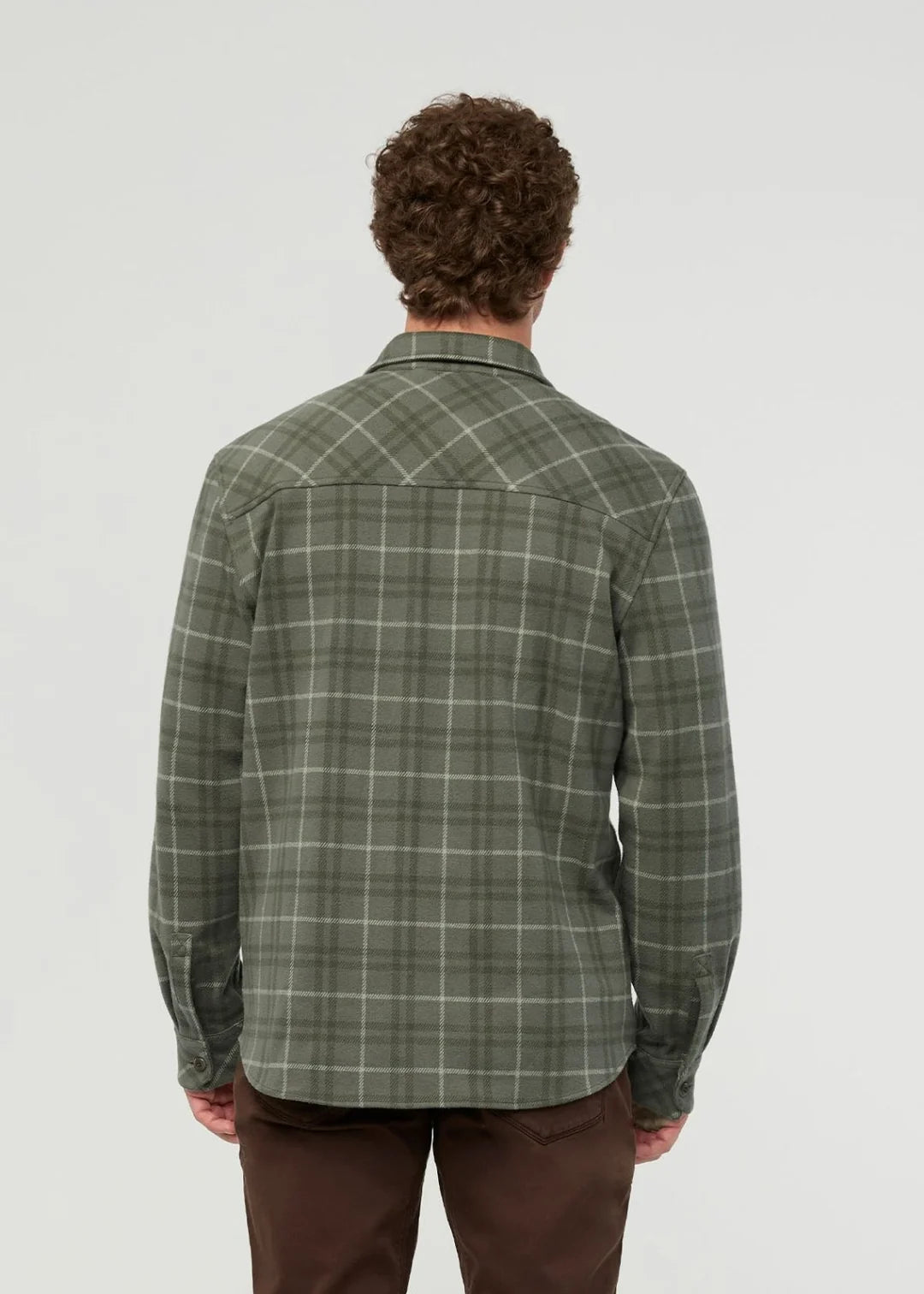 DU/ER PERFORMANCE FLANNEL OVERSHIRT