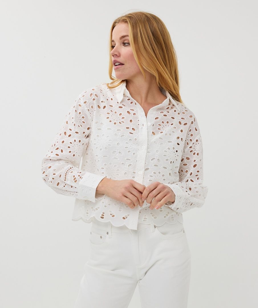 ESQUALO BLOUSE BRODERIE ANGLAISE