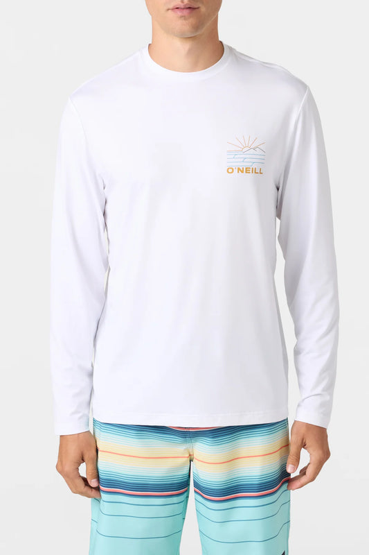 ONEILL TRVLR UPF LS TEE SUNSET