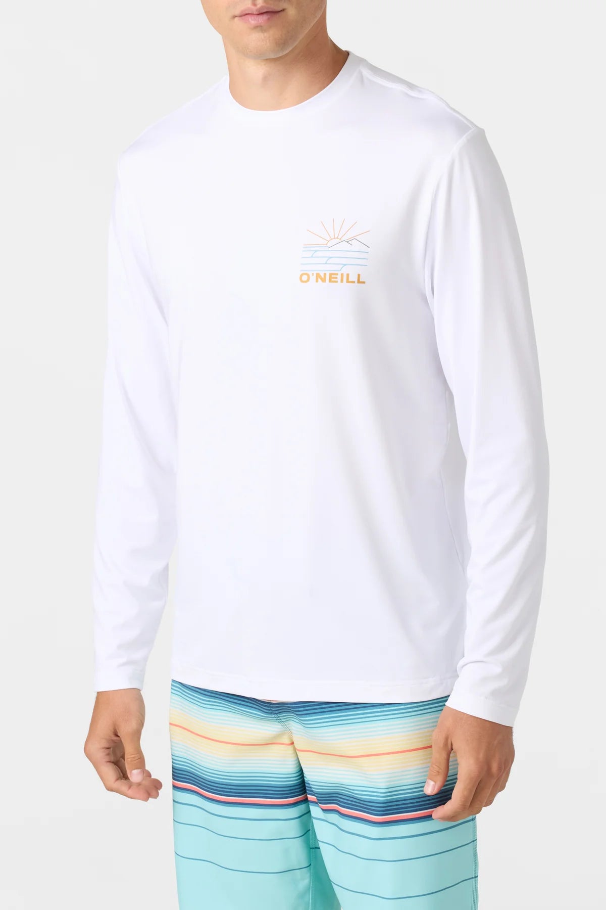 ONEILL TRVLR UPF LS TEE SUNSET