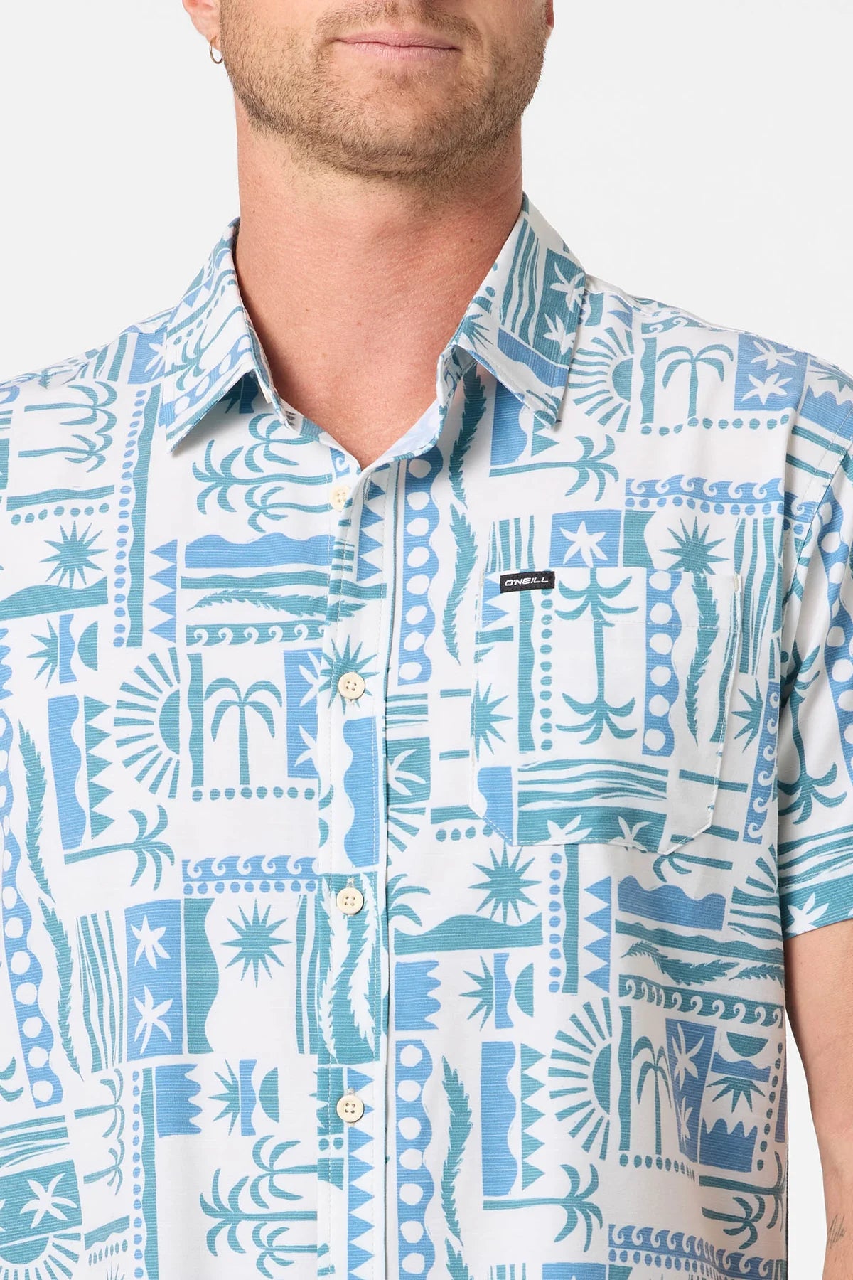 O'NEILL UPF SLUB STANDARD SS WOVEN SHIRT