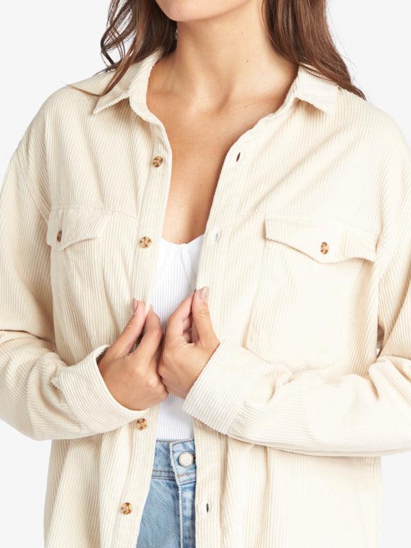 ROXY LET IT GO CORD SHIRT