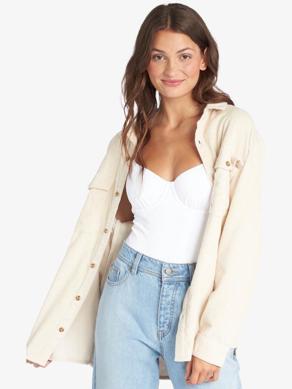 ROXY LET IT GO CORD SHIRT